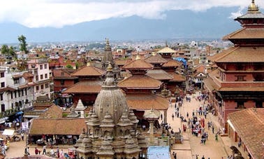 Passeio emocionante pela cidade em Katmandu, Nepal