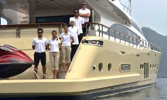 Bilgin 98 Power Mega Yacht Charter in Koh Keaw