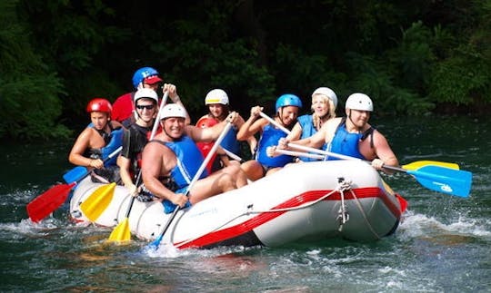 Rafting on the Cetina river in Omiš