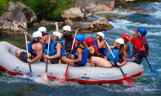 Rafting on the Cetina river in Omiš