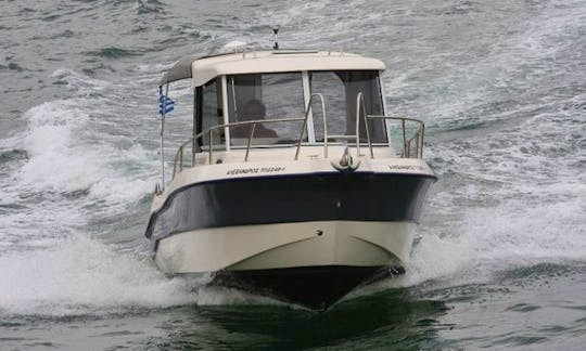 King Fisher 650 Deck Boat Rental in Lesvos