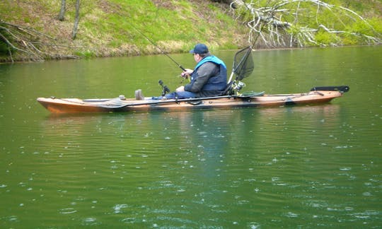 Kayak Fishing in Šimuni, Zadarska županija