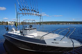 Fishing Charter and Tours in Rovaniemi onboard 18' Silver Hawk 540 Center Console