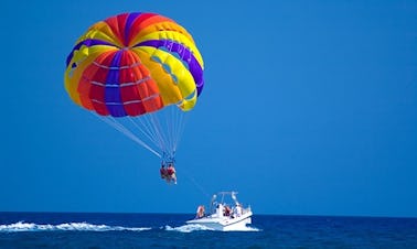 Parasailing in Kerkira