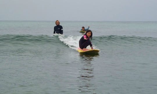 Surf Lessons in Chatan-chō, Japan