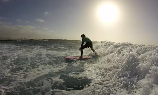 Surfing Lessons in El Cotillo, Spain