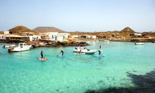 SUP Lesson and Excursion in El Cotillo, Spain