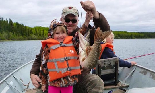 Bass Boat Fishing Charters in Sundre, Canada