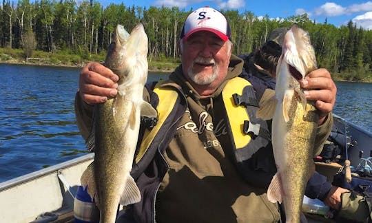 Bass Boat Fishing Charters in Sundre, Canada