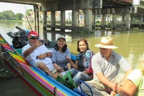 Sightseeing long-tail boat tour including Minibus drive from Pattaya, Thailand