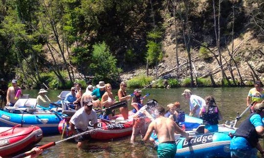Rafting Fishing Trips for 7 Person on Trinity River in California