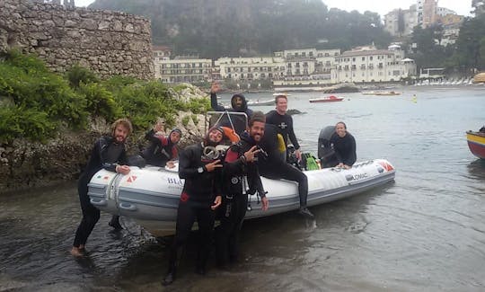 Viagens e cursos de mergulho em Taormina