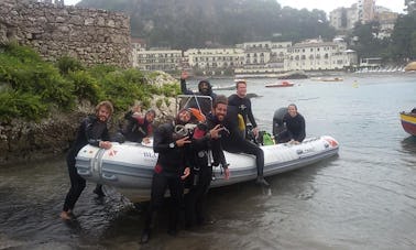 Excursions et cours de plongée sous-marine à Taormine