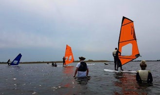 Windsurfing in Workum, Netherlands