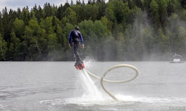 Flyboard à Lahti, Finlande