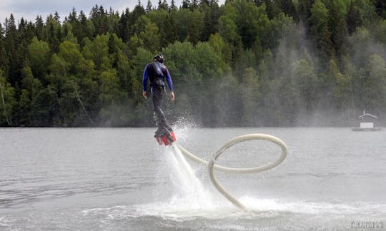 Flyboarding in Lahti, Finland