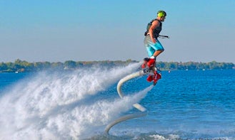 Flyboarding in Chambly, Canada