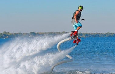 Flyboarding in Chambly, Canada
