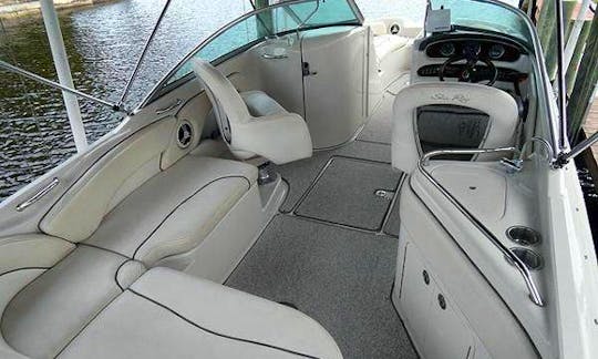 26' Sea Ray 260 Deck Boat Charter in Chicago, Illinois