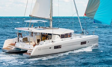 フィンランドのヘルシンキでのチャーターラグーン「42 s/y Balance 4」クルージングカタマランレンタル