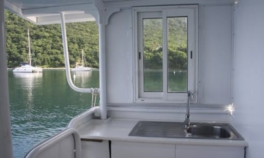 "Taonaba" Eco Tours on Houseboat in Deshaies, Guadeloupe