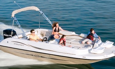 Rent 21ft Starcraft Deck Boat in Ruskin, Florida / can deliver tampa st pete