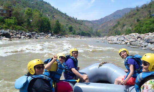Rafting in Bhote Koshi river in Nepal