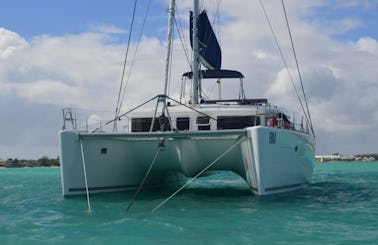 Charter a 44' Lagoon Sailing Catamaran for 8 Person in Procida, Italy