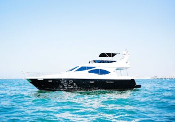 Luxury Marine 2024, nueva y espaciosa terraza de 60 pies con capacidad para 20 personas en Dubái, la mejor oferta