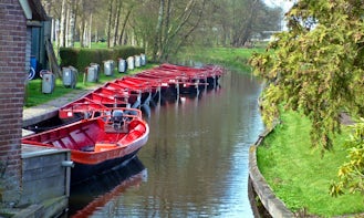 Electric Whisper Boat Rental in Giethoorn, Netherlands