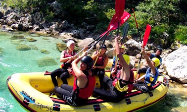 Excursion en rafting en Slovénie