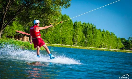 Wakeboarding lesson in Pécs, Hungary