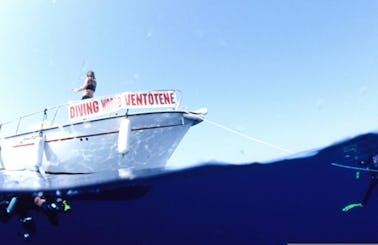 26ft Dive Boat "Miki Mouse" in Ventotene, Italy