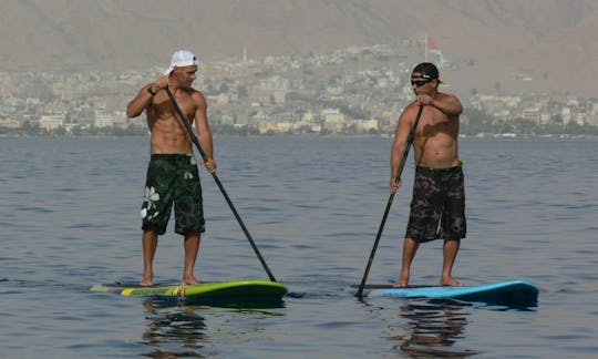 Aluguel e cursos de stand up paddle em Eilat, Israel