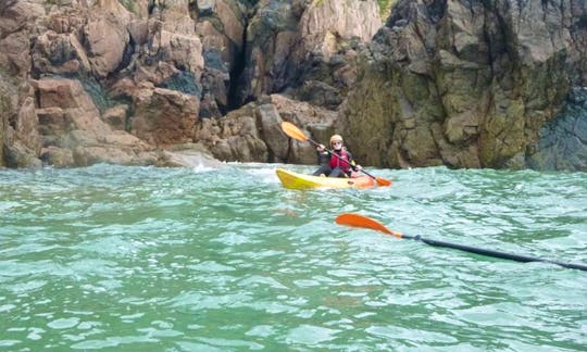 Single Kayak Hire (Children are Welcome) in Guernsey!
