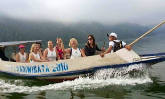 Lake Boating Tours in Lake Batur Kintamani!