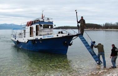 65' "Ivan Savateev" Trawler Charters in Lake Baikal, Russia