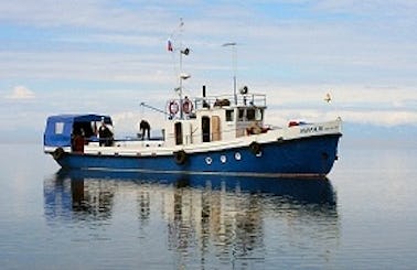 79' "Mirazh" Trawler Charters in Lake Baikal, Russia