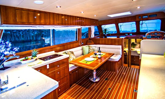 Teak Galley with Air Conditioning