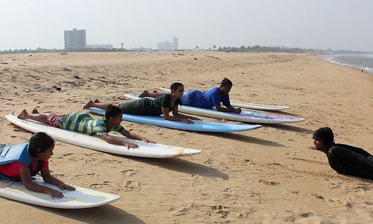 Aulas de surf em Kovalam