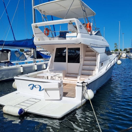 Alquiler de yate a motor Riostar de 47 pies en Río de Janeiro, Brasil