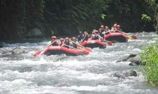 Bali White Water Rafting At Telaga Waja River