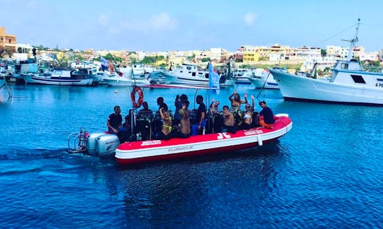 Diving Trips and Courses for 12 Persons in Lampedusa, Italy