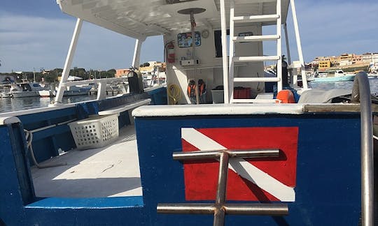 Excursion en bateau de plongée avec Rocco à Lampedusa, Italie