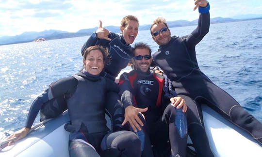 RIB Diving Trips and Courses in San Teodoro