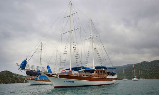 Schooner "Avuncan" Sailing Yacht Charter in Barış Sokak