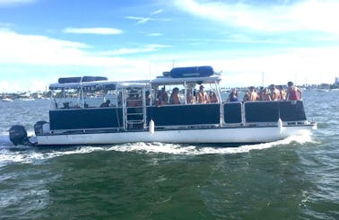 40' Party Pontoon For Up To 38 People In Miami, Florida