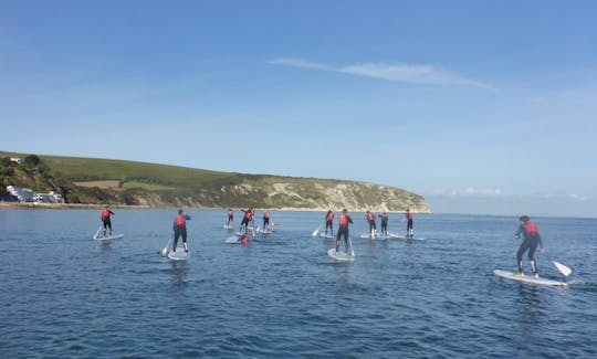 Clases de paddle surf en Swanage