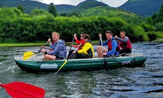 River Rafting on Vah River, Slovakia