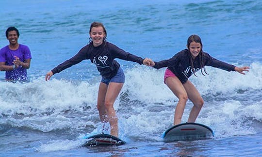 Enjoy Surf Lessons in Bali, Indonesia